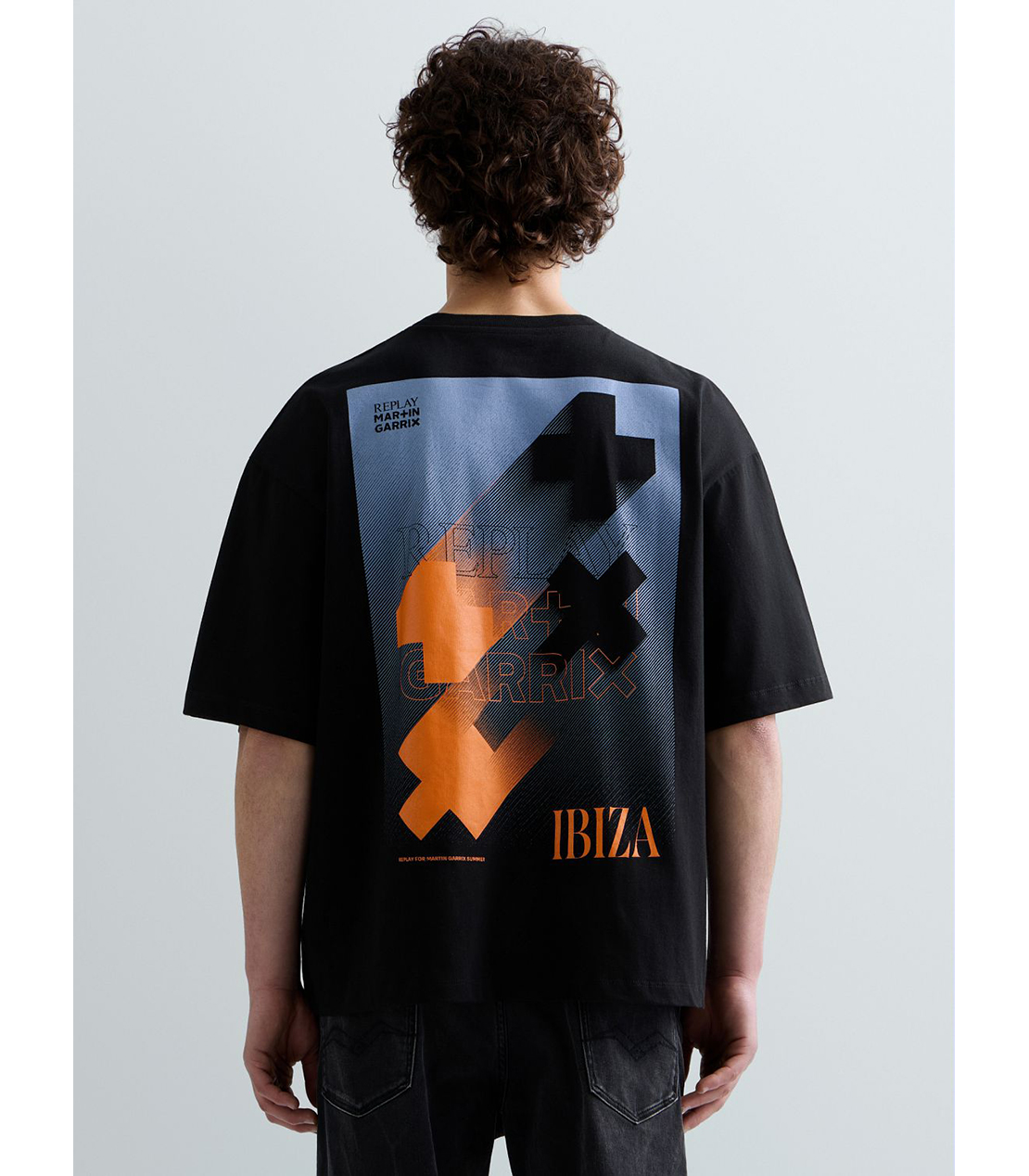 REPLAY &times; MARTIN GARRIX グラフィックTEE IBIZA 詳細画像 ブラック 4